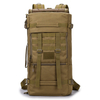 Sac à dos tactique multi de 50 litres, sac à bagages de grande capacité, sac à dos polochon d'extérieur