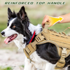 Gilet militaire réfléchissant réglable sans traction pour chien 