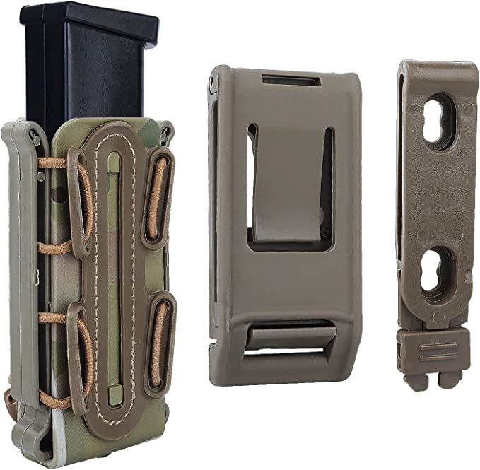 9mm Fast Molle Magazine Pouches Carrier pour Airsoft Shooting # M458