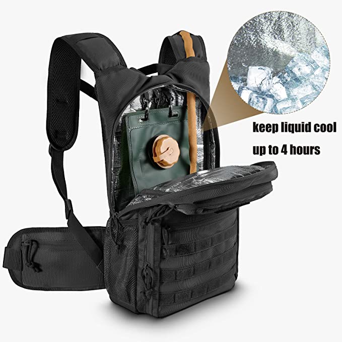 Sac à dos à eau Molle militaire pour la randonnée (pas de poche à eau incluse) # B245